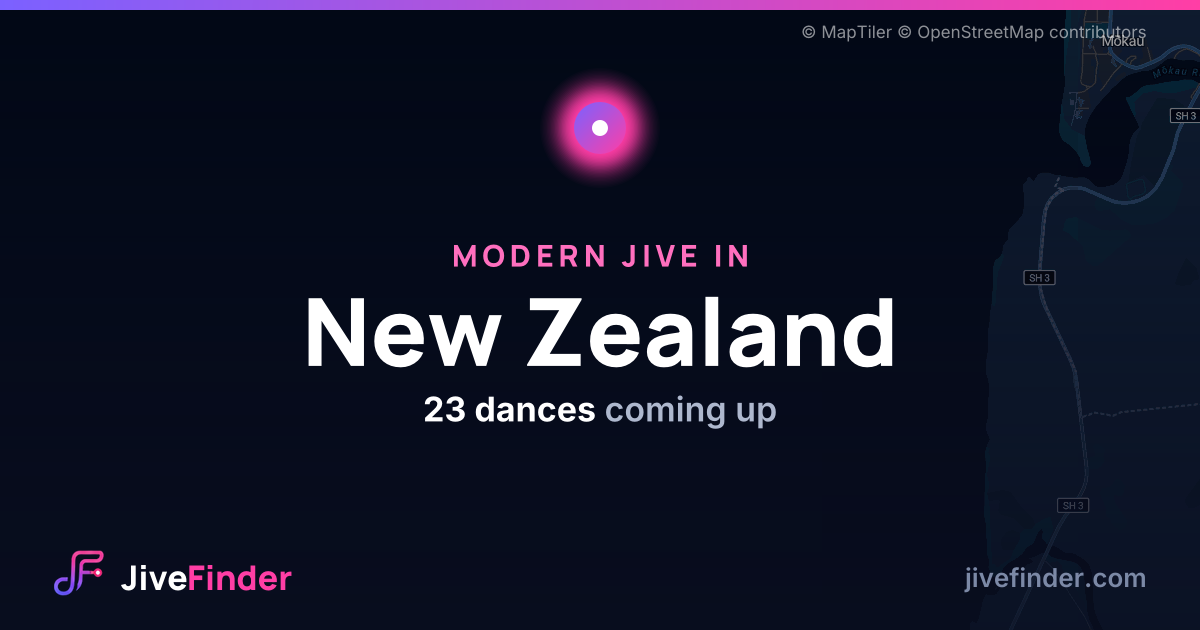 Modern Jive in in New Zealand — 23 dances coming up