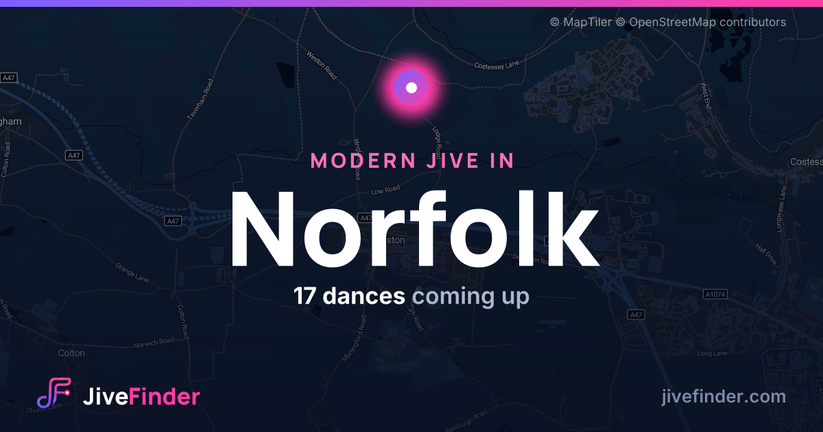 Modern Jive in in Norfolk — 17 dances coming up