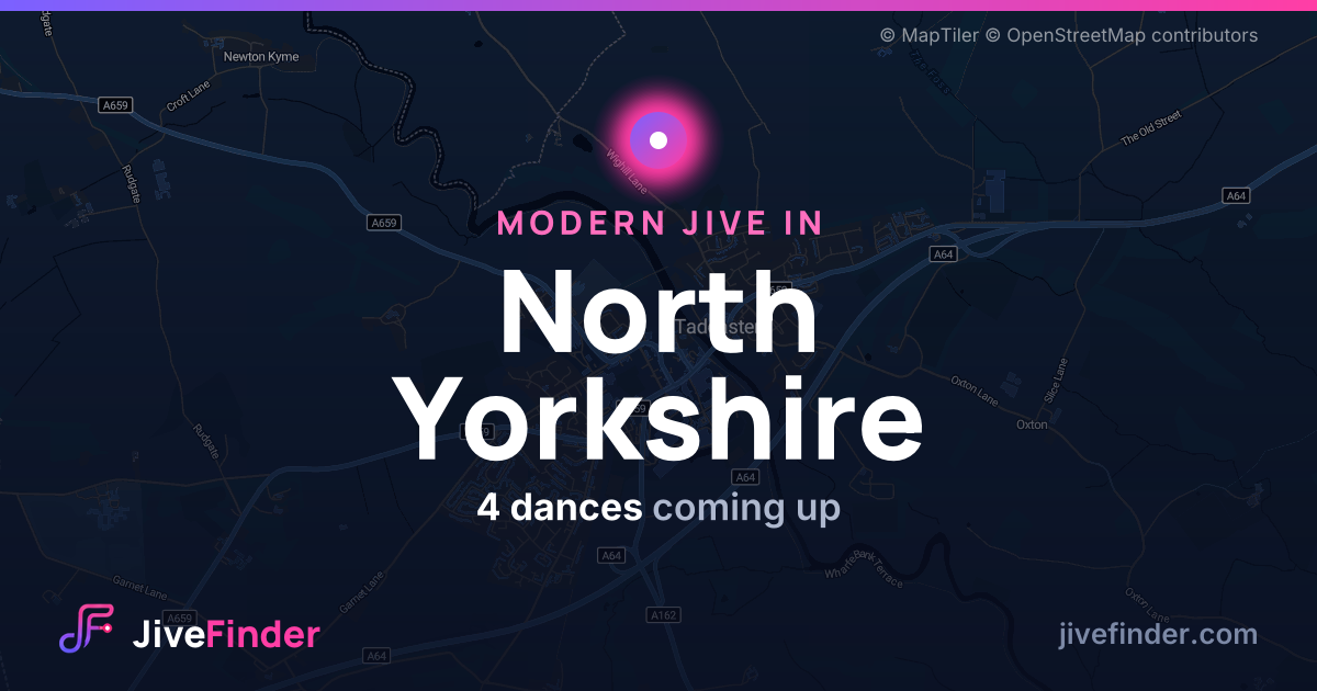 Modern Jive in in North Yorkshire — 4 dances coming up
