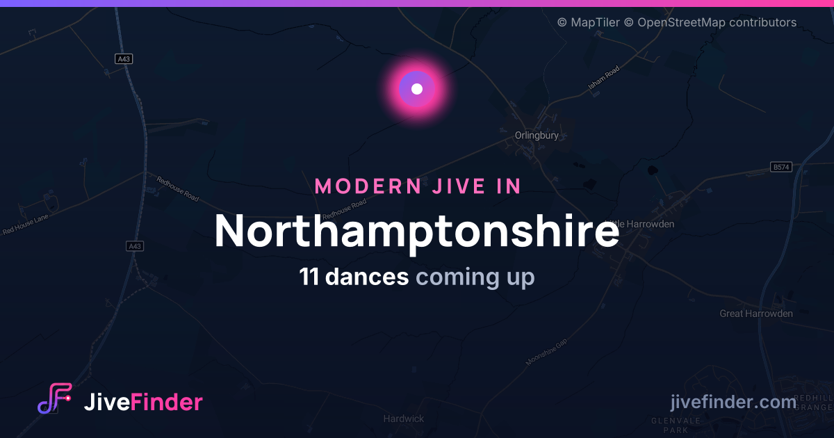 Modern Jive in in Northamptonshire — 11 dances coming up
