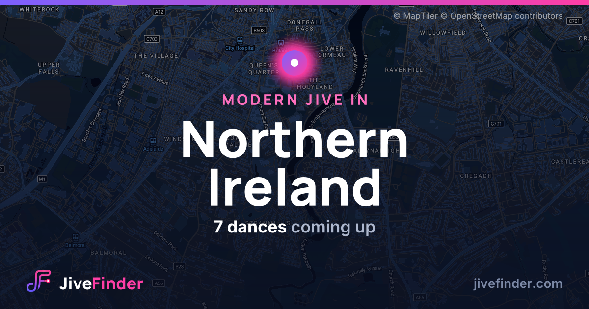 Modern Jive in in Northern Ireland — 7 dances coming up