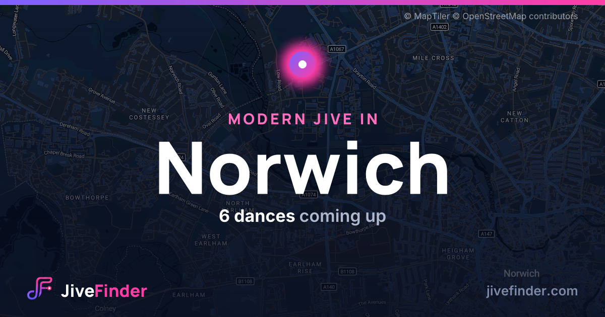 Modern Jive in in Norwich — 6 dances coming up