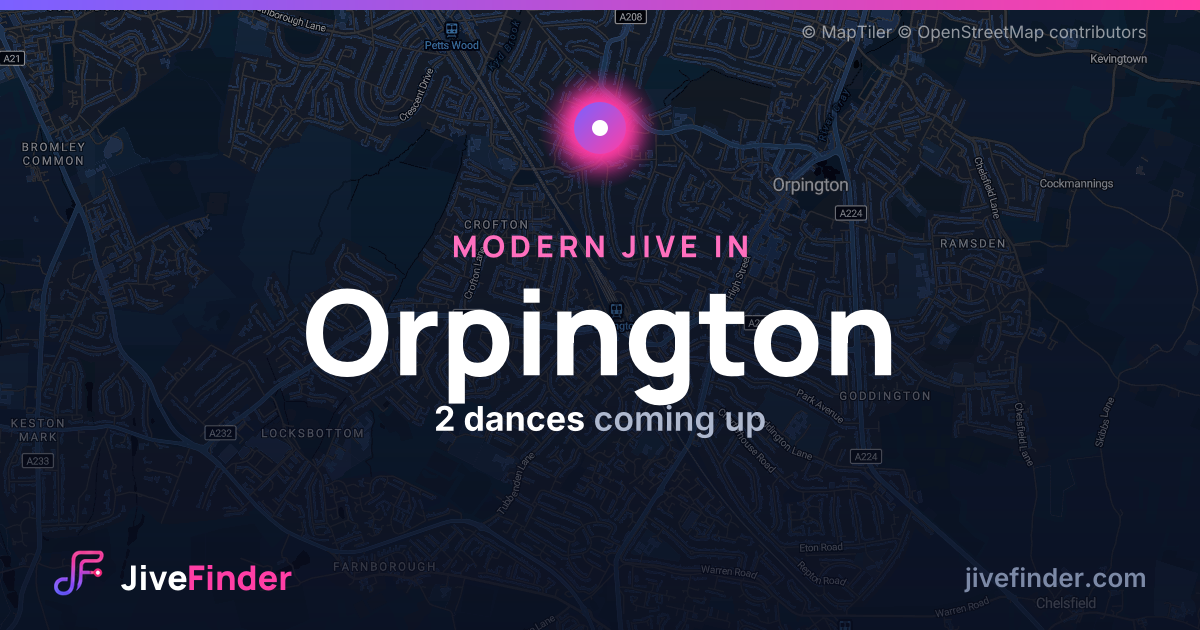 Modern Jive in in Orpington — 2 dances coming up