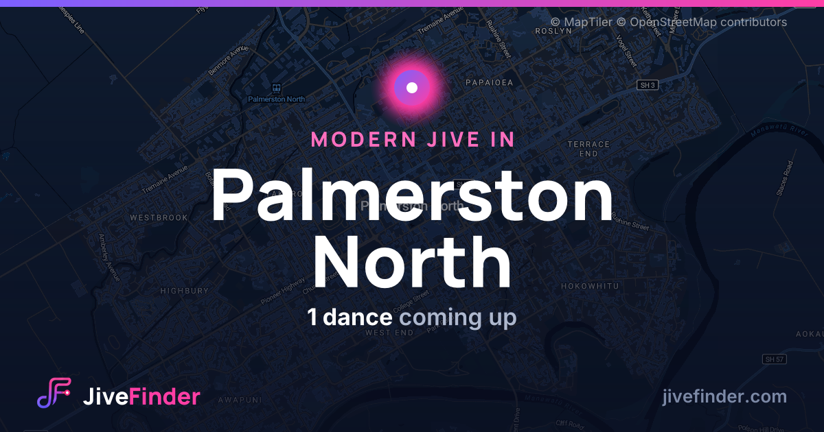 Modern Jive in in Palmerston North — 1 dance coming up