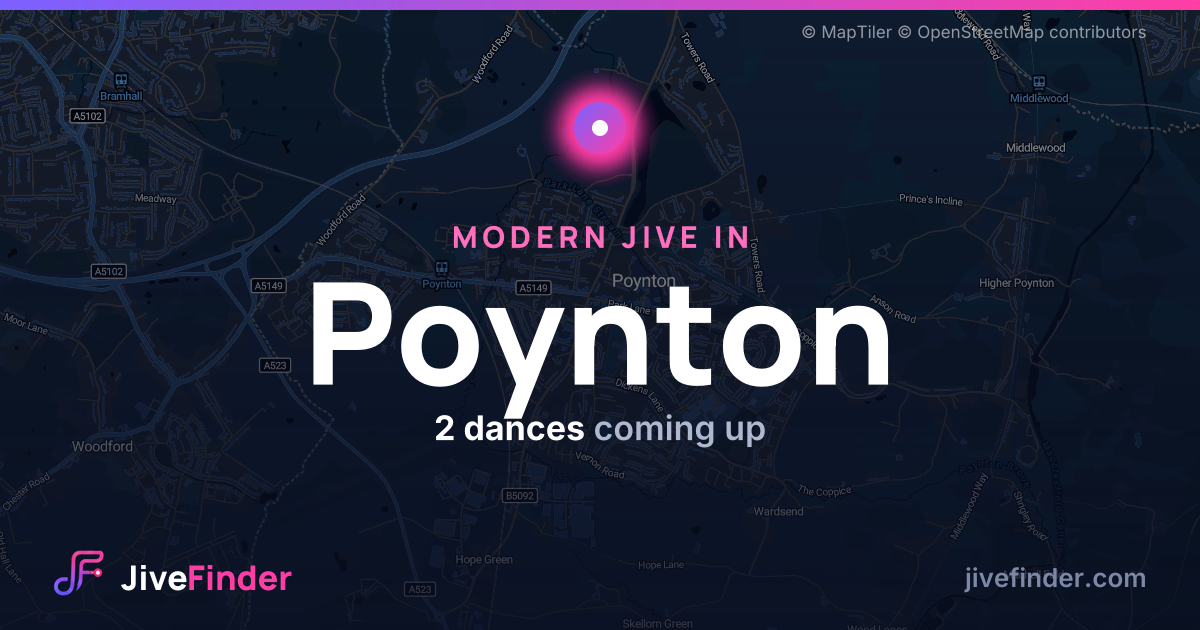Modern Jive in in Poynton — 2 dances coming up