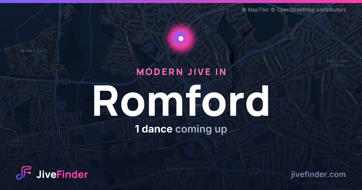 Modern Jive in in Romford — 1 dance coming up