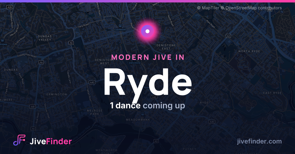 Modern Jive in in Ryde — 1 dance coming up