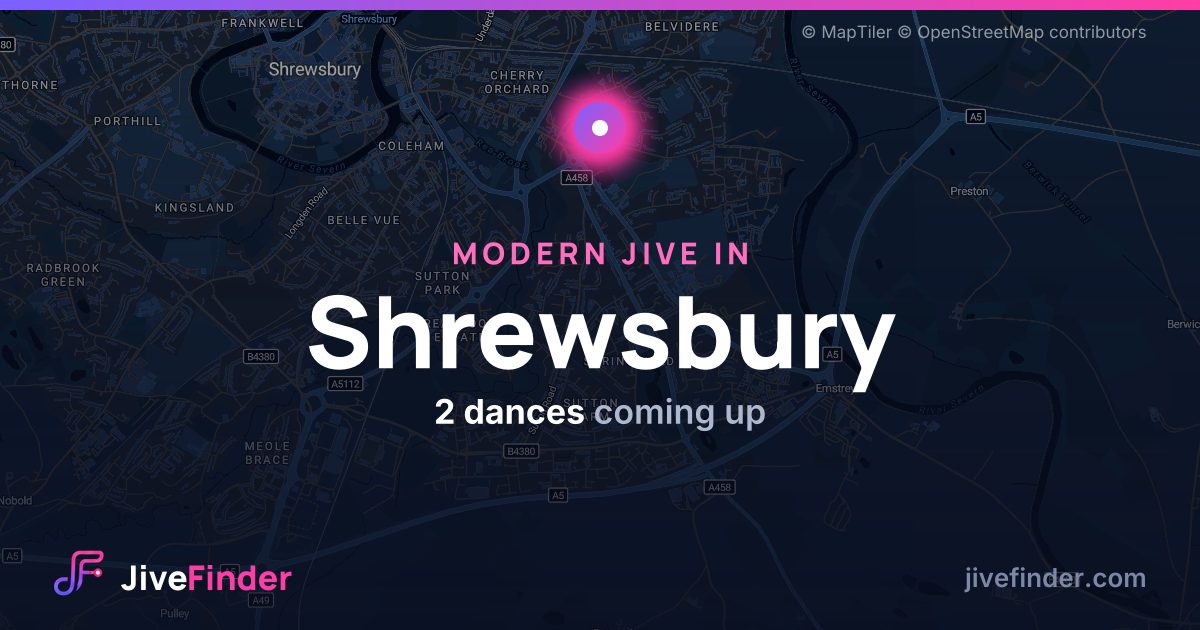 Modern Jive in in Shrewsbury — 2 dances coming up