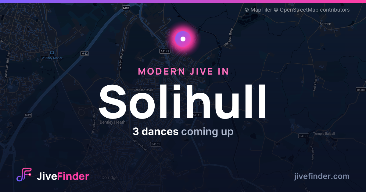 Modern Jive in in Solihull — 3 dances coming up
