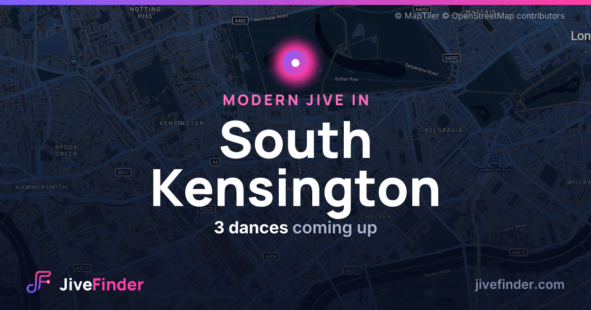 Modern Jive in in South Kensington — 3 dances coming up