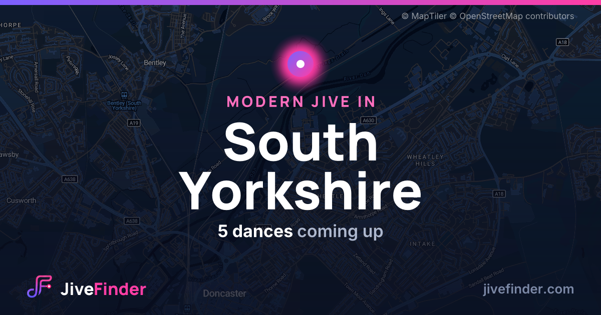 Modern Jive in in South Yorkshire — 5 dances coming up