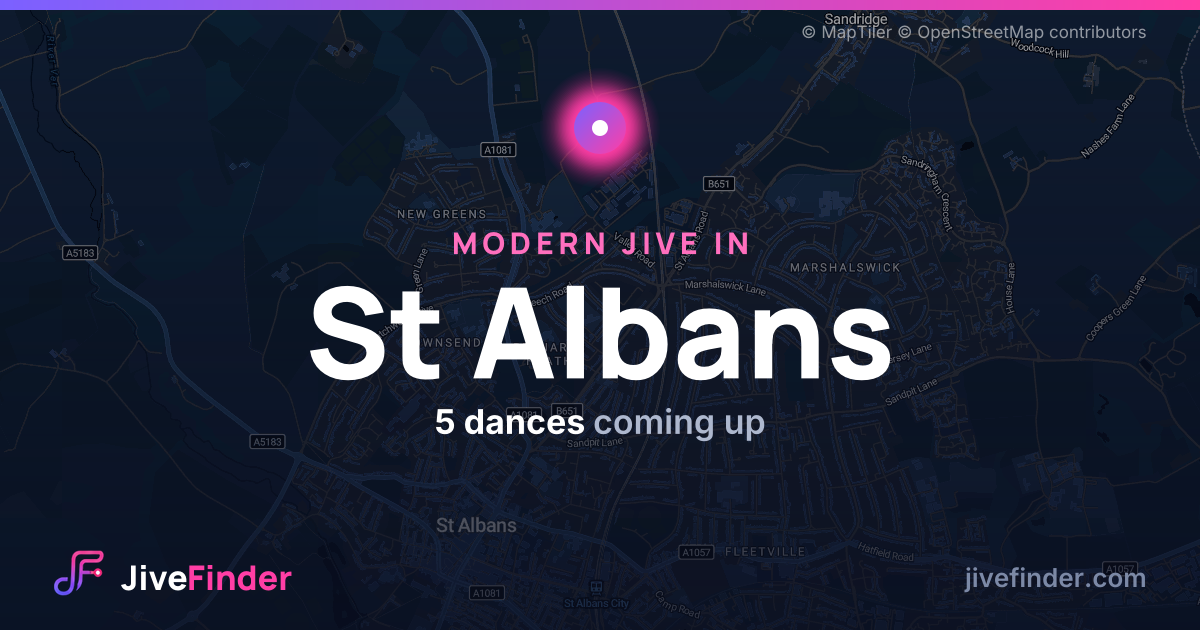 Modern Jive in in St Albans — 5 dances coming up