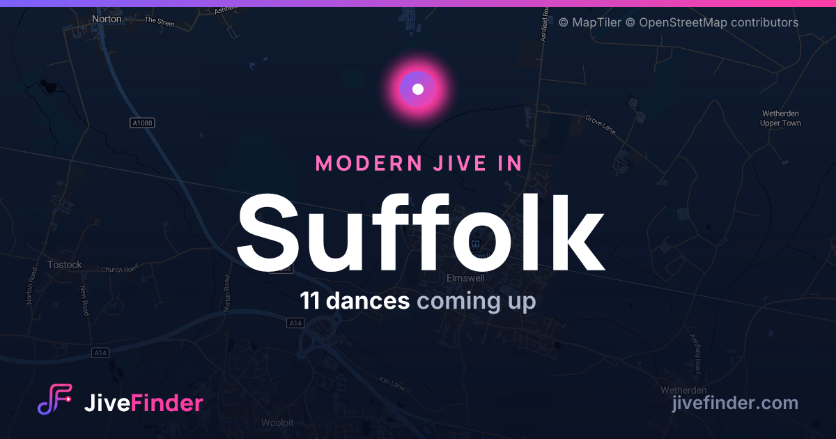 Modern Jive in in Suffolk — 11 dances coming up