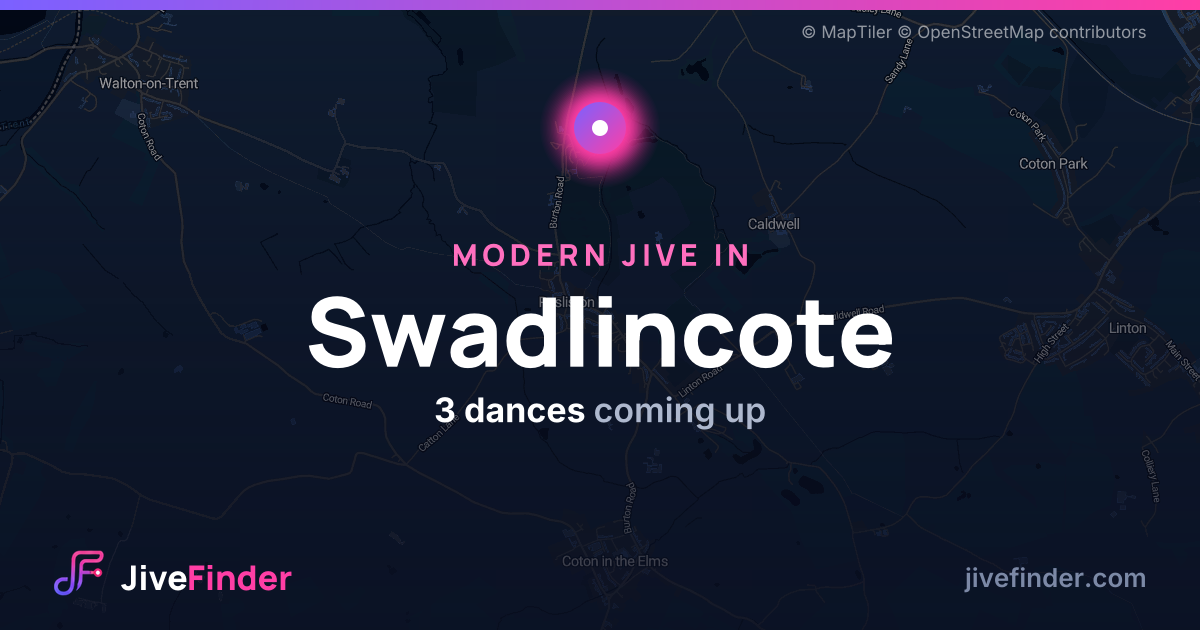 Modern Jive in in Swadlincote — 3 dances coming up