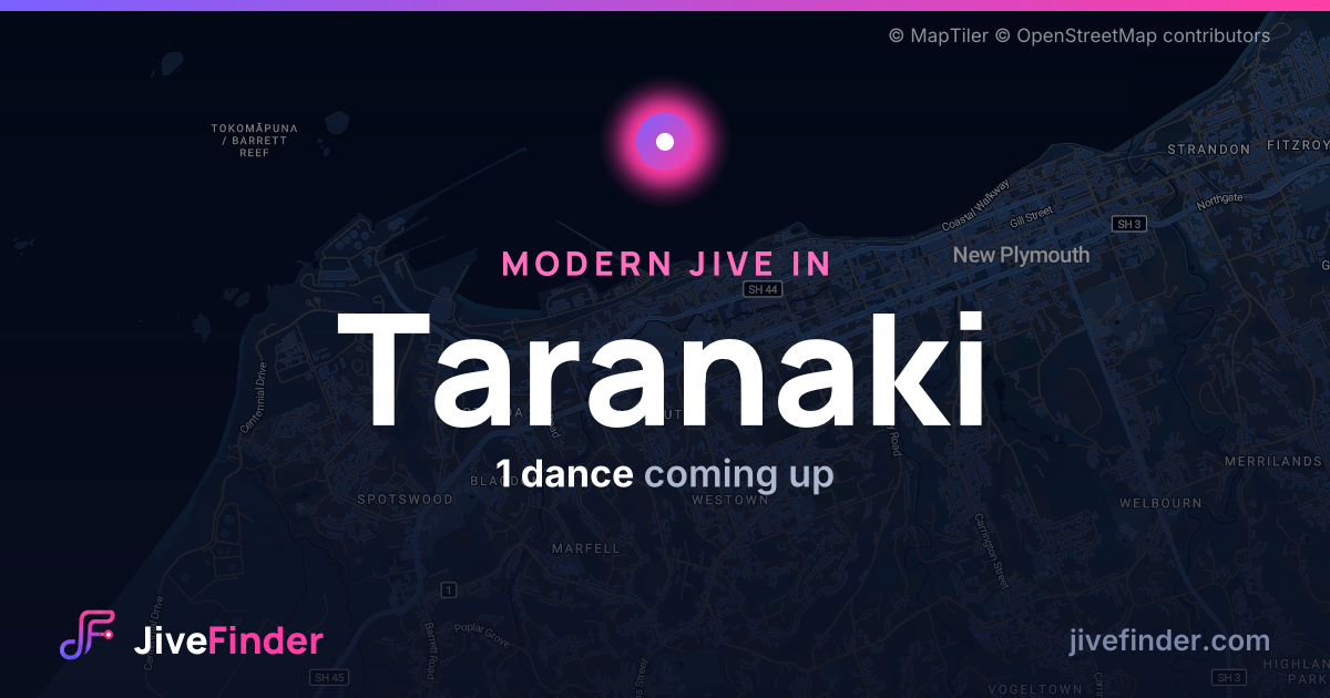 Modern Jive in in Taranaki — 1 dance coming up