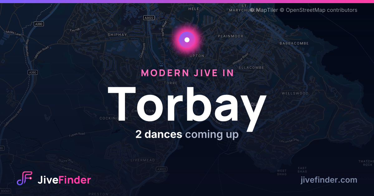Modern Jive in in Torbay — 2 dances coming up