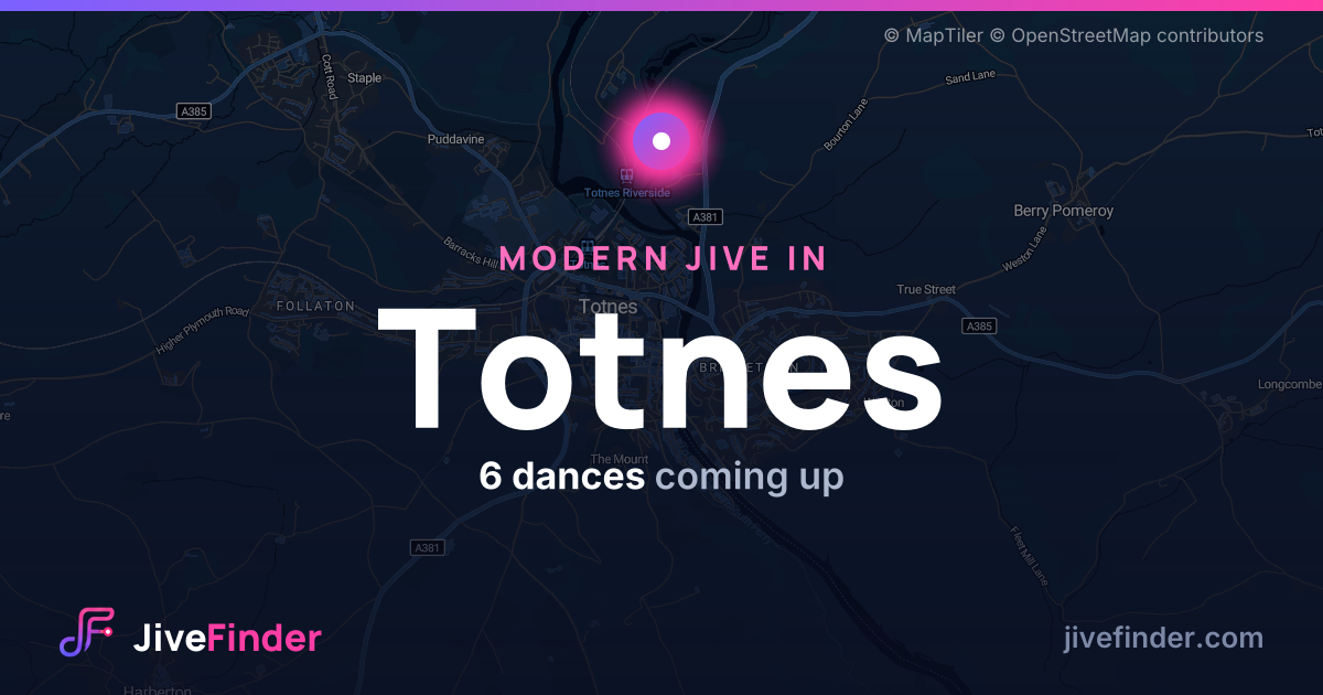 Modern Jive in in Totnes — 6 dances coming up
