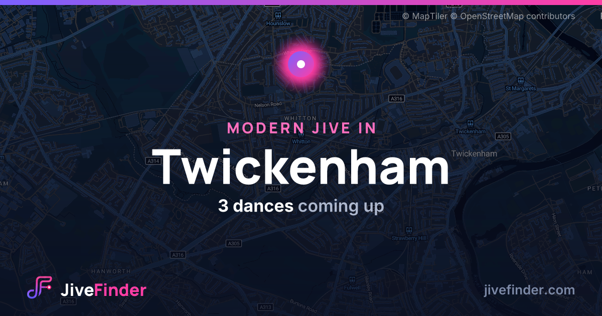 Modern Jive in in Twickenham — 3 dances coming up
