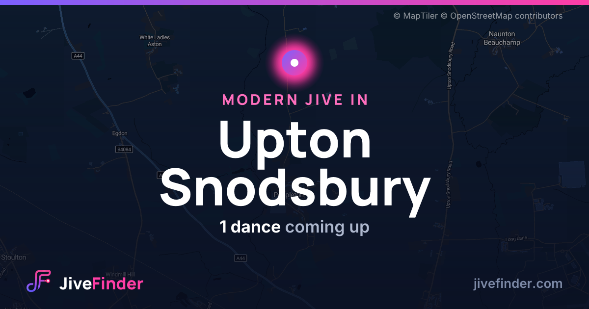 Modern Jive in in Upton Snodsbury — 1 dance coming up