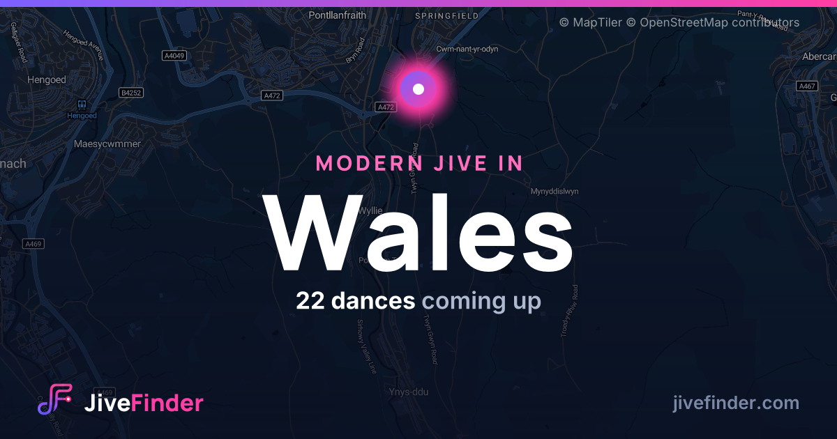 Modern Jive in in Wales — 22 dances coming up