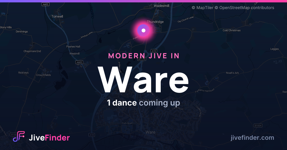 Modern Jive in in Ware — 1 dance coming up