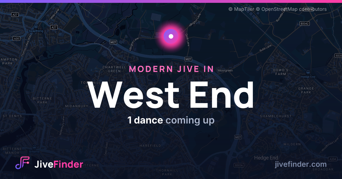 Modern Jive in in West End — 1 dance coming up