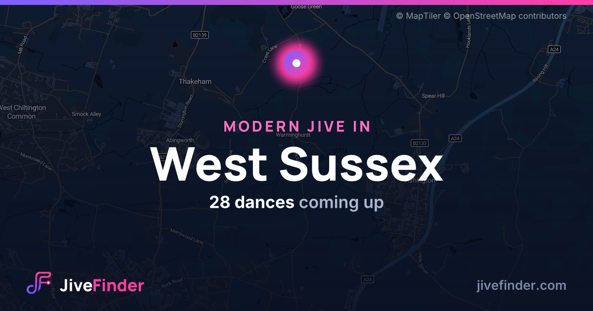 Modern Jive in in West Sussex — 28 dances coming up