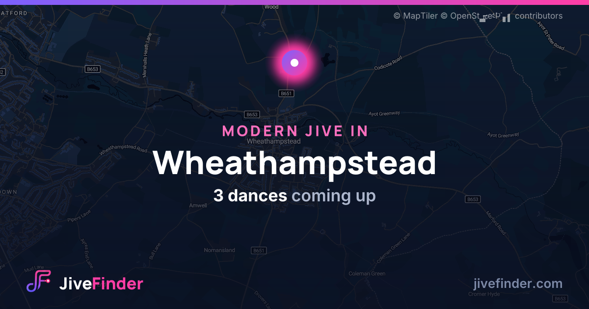 Modern Jive in in Wheathampstead — 3 dances coming up