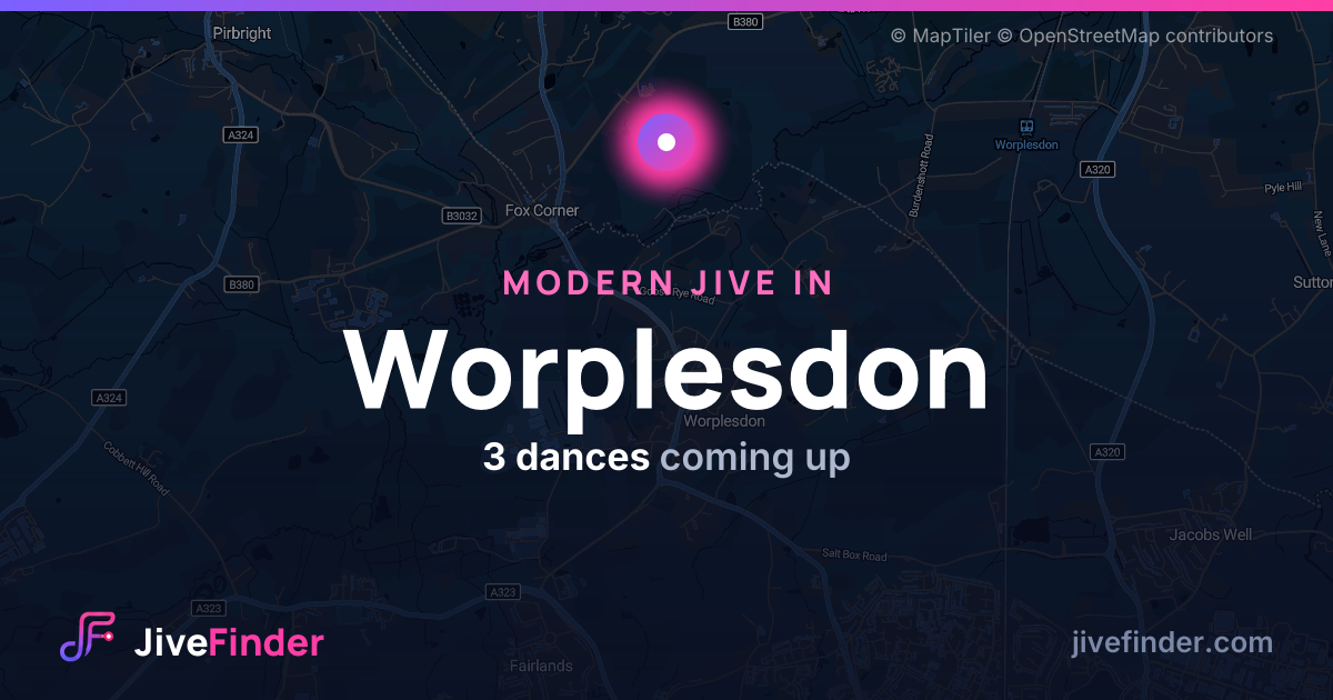 Modern Jive in in Worplesdon — 3 dances coming up