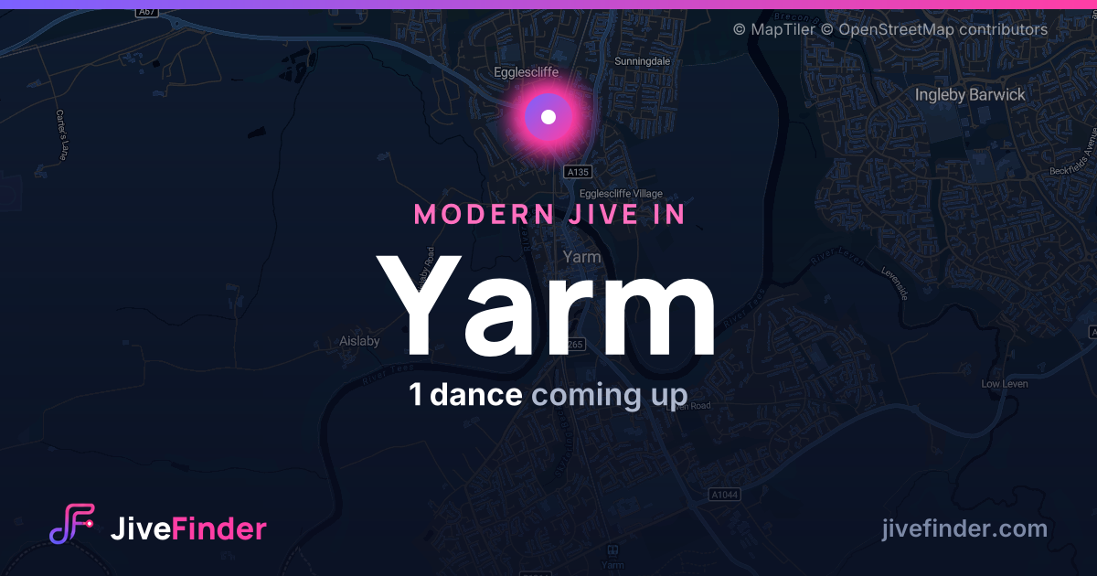 Modern Jive in in Yarm — 1 dance coming up