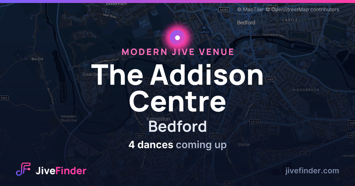 Modern Jive venue at Bedford, The Addison Centre — 4 dances coming up