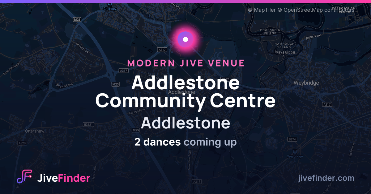 Modern Jive venue at Addlestone, Addlestone Community Centre — 2 dances coming up