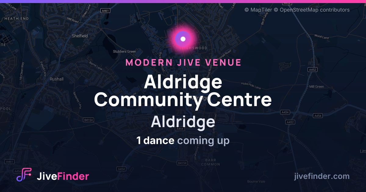 Modern Jive venue at Aldridge, Aldridge Community Centre — 1 dance coming up