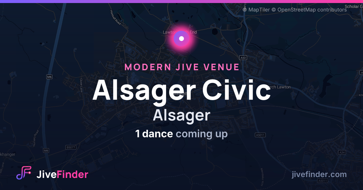 Modern Jive venue at Alsager, Alsager Civic — 1 dance coming up