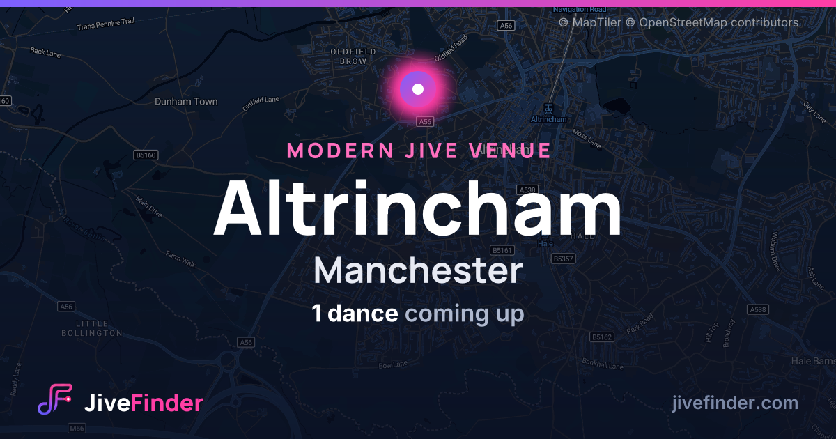 Modern Jive venue at Manchester, Altrincham — 1 dance coming up