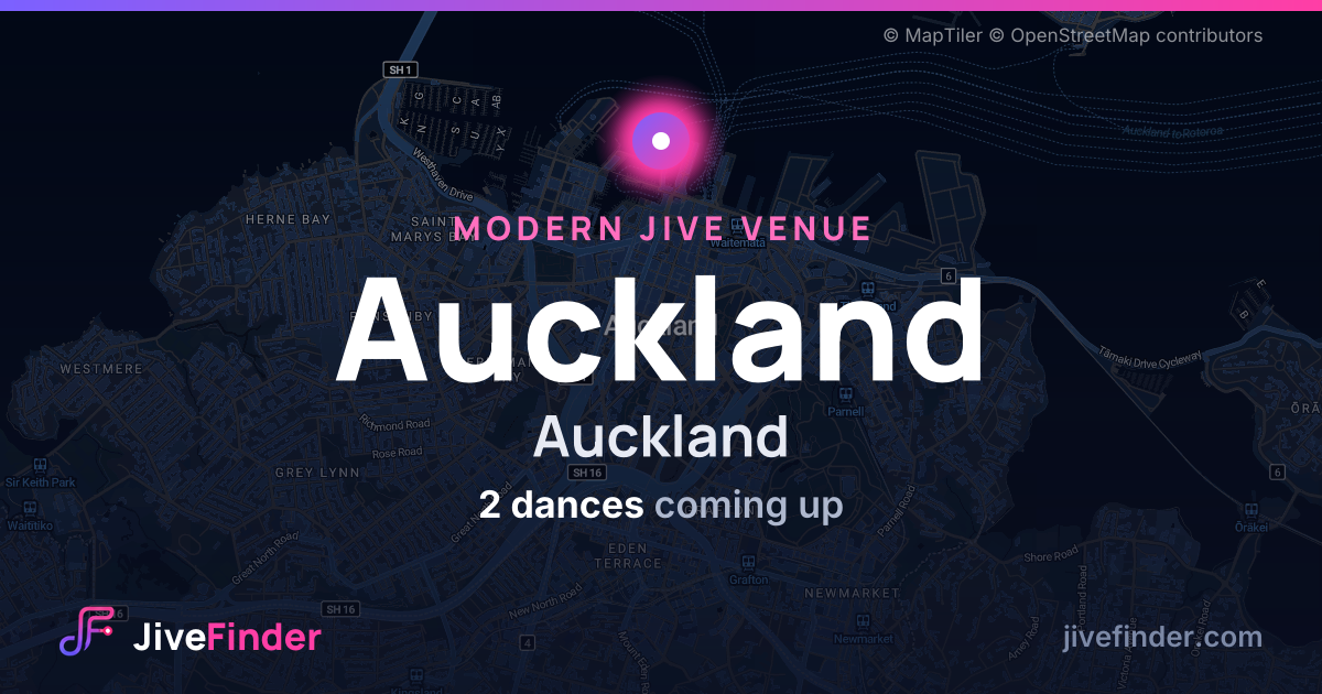 Modern Jive venue at Auckland, Auckland — 2 dances coming up