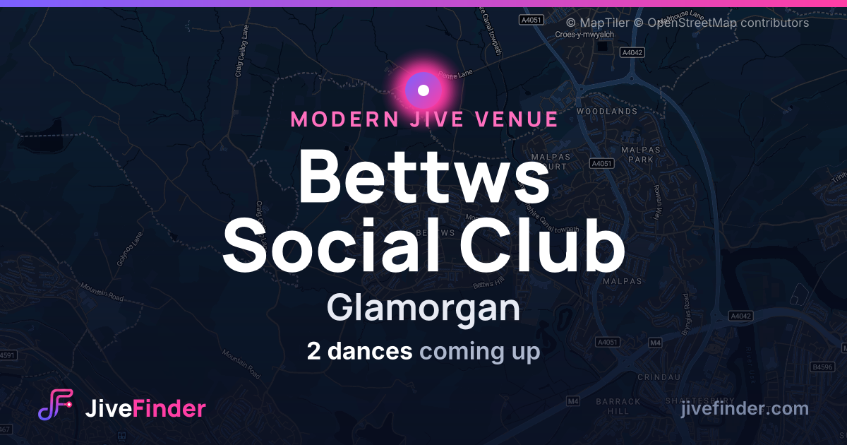 Modern Jive venue at Glamorgan, Bettws Social Club — 2 dances coming up