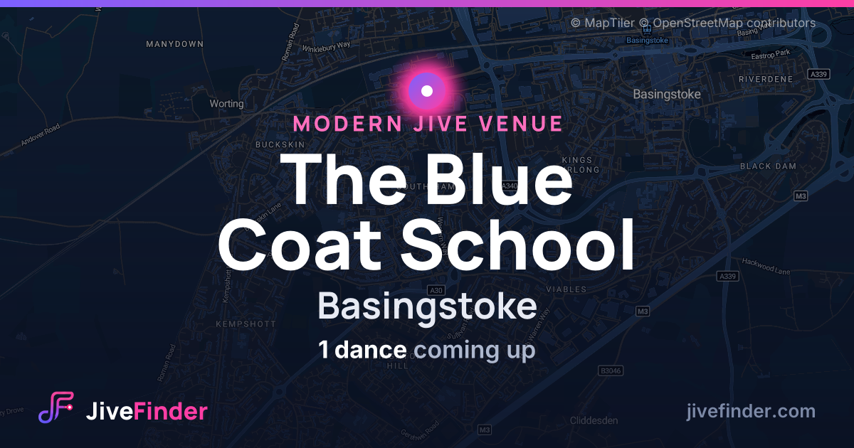 Modern Jive venue at Basingstoke, The Blue Coat School — 1 dance coming up