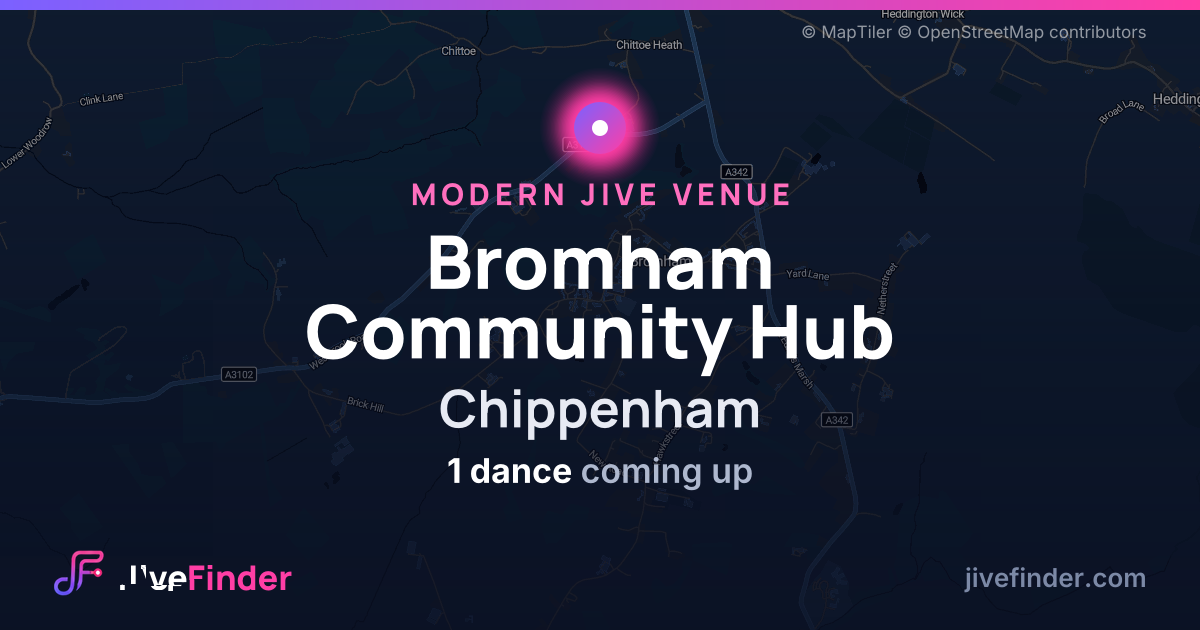 Modern Jive venue at Chippenham, Bromham Community Hub — 1 dance coming up