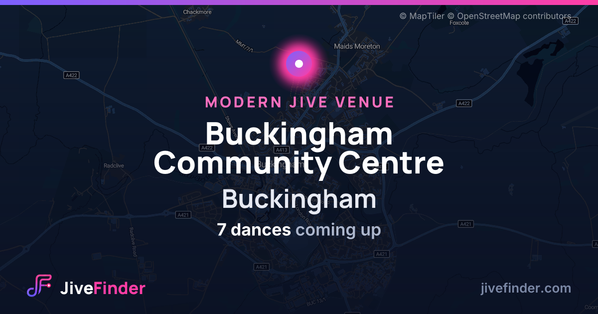 Modern Jive venue at Buckingham, Buckingham Community Centre — 7 dances coming up