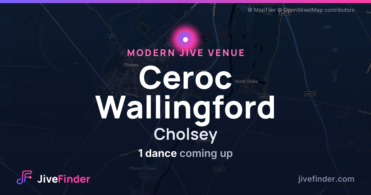 Modern Jive venue at Cholsey, Ceroc Wallingford — 1 dance coming up