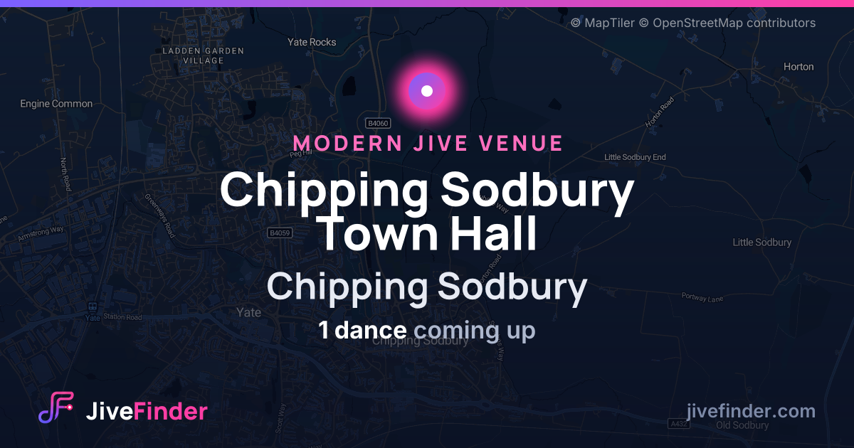 Modern Jive venue at Chipping Sodbury, Chipping Sodbury Town Hall — 1 dance coming up