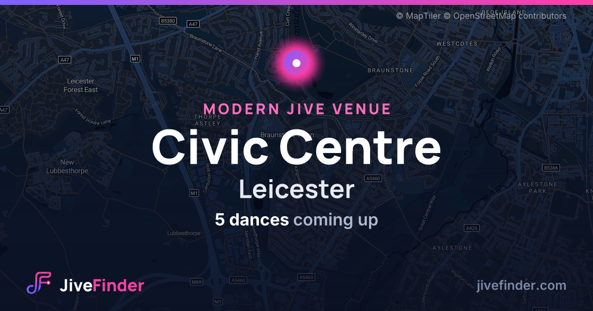 Modern Jive venue at Leicester, Civic Centre — 5 dances coming up