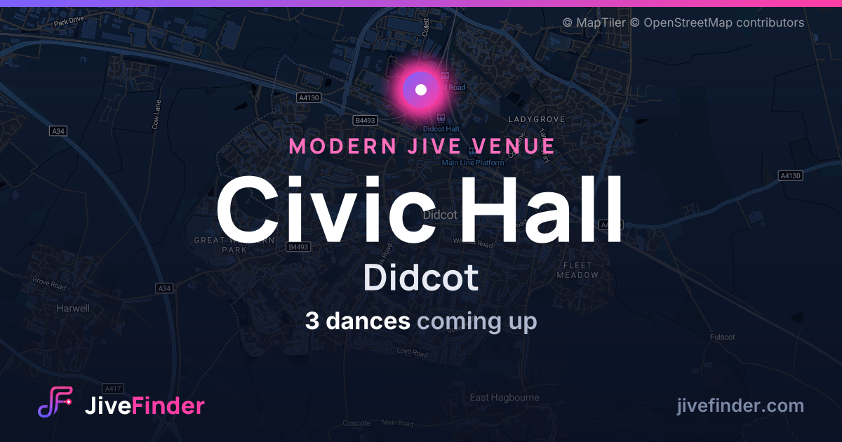 Modern Jive venue at Didcot, Civic Hall — 3 dances coming up