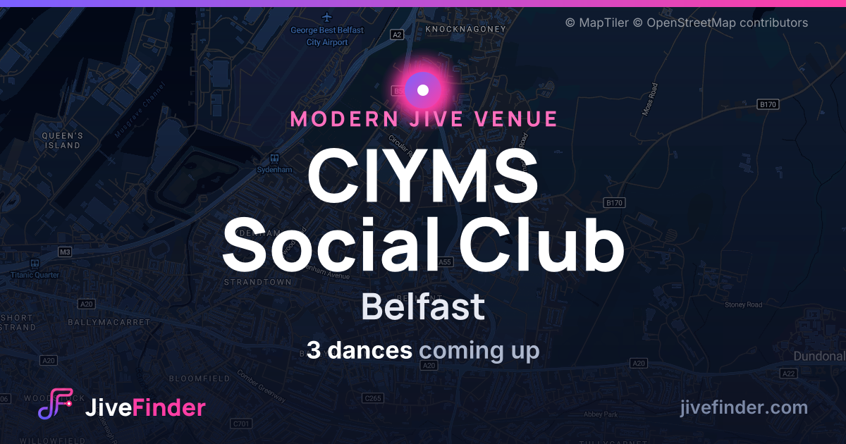 Modern Jive venue at Belfast, CIYMS Social Club — 3 dances coming up