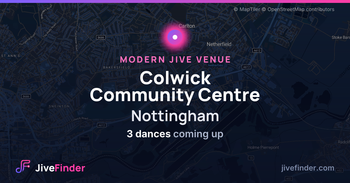 Modern Jive venue at Nottingham, Colwick Community Centre — 3 dances coming up