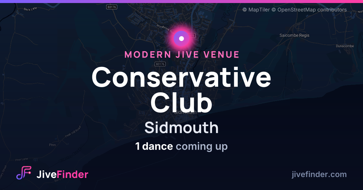 Modern Jive venue at Sidmouth, Conservative Club — 1 dance coming up