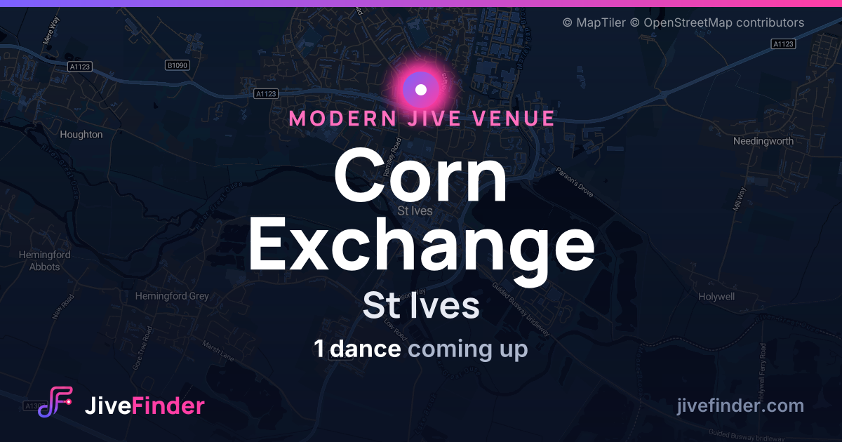Modern Jive venue at St Ives, Corn Exchange — 1 dance coming up