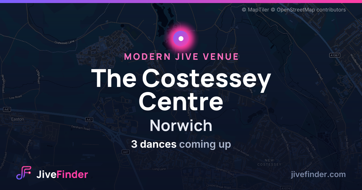 Modern Jive venue at Norwich, The Costessey Centre — 3 dances coming up