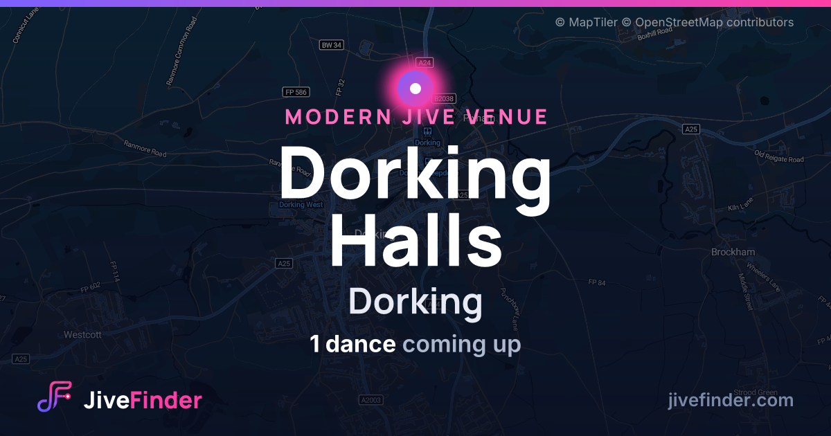 Modern Jive venue at Dorking, Dorking Halls — 1 dance coming up